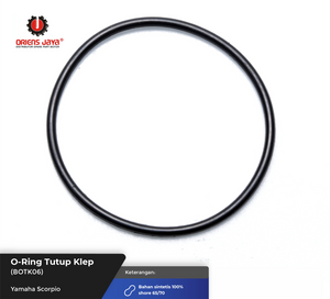 O-Ring Tutup Klep ( Sintetis 100% ) YMH SCORPIO (BOTK06)