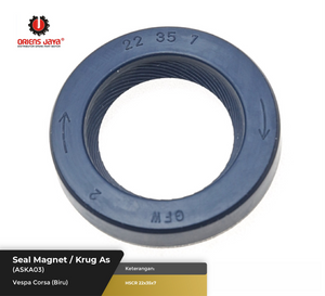 Seal Magnet / Krug As VESPA CORSA - BIRU (ASKA03)