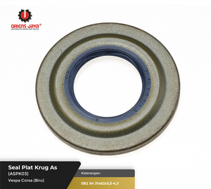 Seal Plat Krug As VESPA CORSA - BIRU (ASPK03)