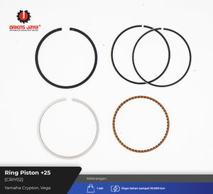 Ring Piston YMH CRYPTON / VEGA +25 (CRIY02)