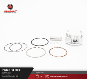 Piston Kit SZK THUNDER 125 +100 (CRPS25)