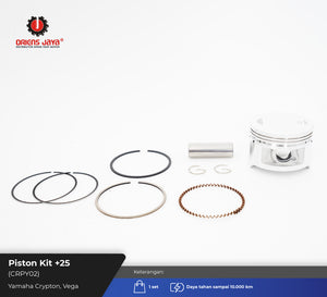 Piston Kit YMH CRYPTON / VEGA +25 (CRPY02)