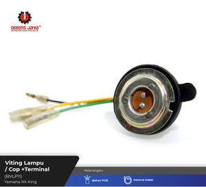 Viting Lampu / Cop +Terminal RX KING (BVLP11)