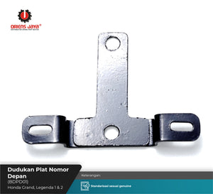 Dudukan Plat Nomor Depan  GRAND, LEGENDA 1 & 2 (BDPD01)